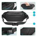Geanta crossbody, Mark Ryden, material oxford impermeabil, structura multi divizata, curea reglabila, unisex, culoare negru