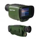 Monocular Digital cu Night Vision, pentru vanatoare, 2.5K @30 fps, zoom digital 8X, zoom optic 6x, ecran LCD 2 inch, acumulator 18650 mAh, verde