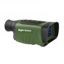 Monocular Digital cu Night Vision, pentru vanatoare, 2.5K @30 fps, zoom digital 8X, zoom optic 6x, ecran LCD 2 inch, acumulator 18650 mAh, verde