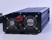 Invertor Auto 12V 220V, BLIROWIN<sup>®</sup>, putere convertor 1000W cu unda sinusoidala pura, putere de supratensiune 2000 W, eficienta 85%, 2 iesire 220 V, 1 iesire USB