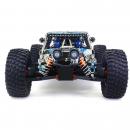 Masina cu telecomanda, ZD Racing DBX 07 4WD, scara 1:7, 2.4G, viteza maxima 80km/h+, acumulator 11.1V 5000 mAh LiPo, autonomie ~20 min, albastru