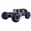 Masina cu telecomanda, ZD Racing DBX 07 4WD, scara 1:7, 2.4G, viteza maxima 80km/h+, acumulator 11.1V 5000 mAh LiPo, autonomie ~20 min, albastru