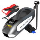Redresor pornire auto/Jump Starter 12 V cu compresor de 4.35 BAR/150 PSI, curent de pornire 3000 A, curent maxim 6000 A, capacitate baterie 27000 mAh, lanterna 