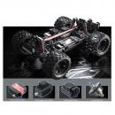 Masina cu telecomanda MJX 10208 1/10 RC TRUCK, motor fara perii 3650 3500 KV, 2.4G, viteza maxima 80km/h, acumulator 4S 14.8V 5000 mAh, autonomie 15 min