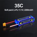 Acumulator pentru masina cu telecomanda JIUSI MT14R 4WD - 3S 35 11.1V 2200 mAh