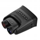 Binoclu Digital Profesional cu Night Vision pentru vanatoare cu lentila rotativa la 180 de grade, 4K, zoom digital 15x, ecran 4 inch IPS HD, acumulator 10000 mAh, 48 Mpx, negru