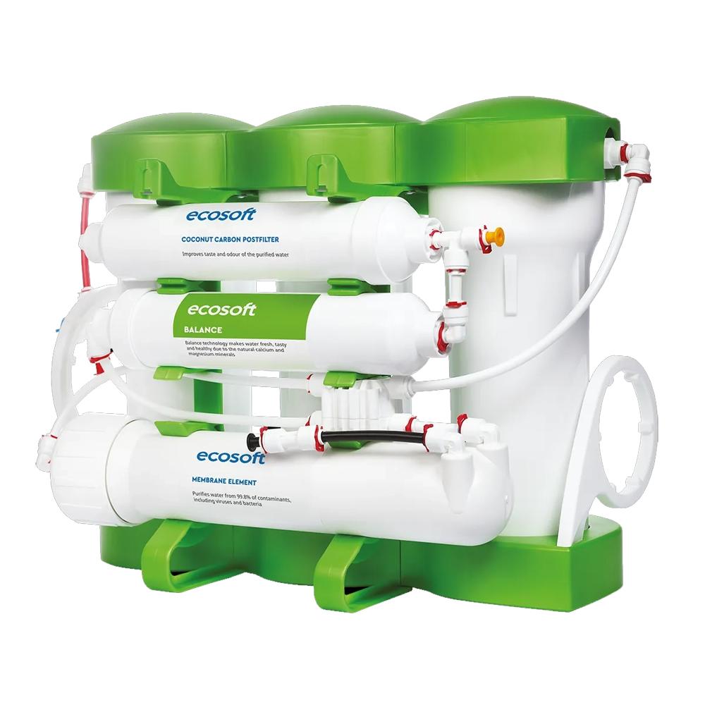 Filtru de osmoza inversa Ecosoft PURE Balance - 6 Stadii, 75 GPD, Remineralizare cu Calciu si Magneziu, Eficienta Ridicata - 1 | YEO