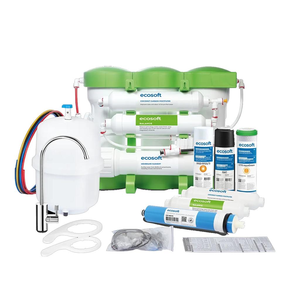 Filtru de osmoza inversa Ecosoft PURE Balance - 6 Stadii, 75 GPD, Remineralizare cu Calciu si Magneziu, Eficienta Ridicata - 4 | YEO