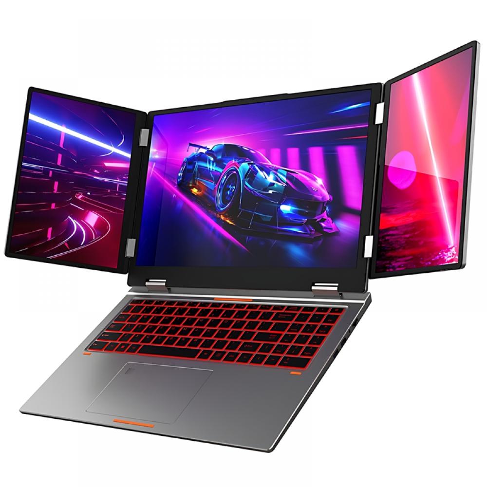 Laptop MAX16 cu 3 ecrane (16 inch+10.5 inch+10.5 inch), DDR4 - 32Gb, SSD 1T, Procesor Intel® Core™ i7 - 1270P cu 14 nuclee, 20 threads, 24M Cache, Frecventa max. 4.70 GHz - imagine 4