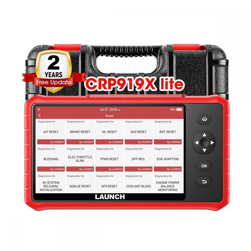 Tester Auto Launch CRP919X LITE, Diagnoza Multimarca, Codare ECU, Control Bidirectional, 32+ Functii Speciale, Android 10, Display 7 inch, CAN FD, DoIP, 2 Ani Actualizari Gratuite - imagine 2