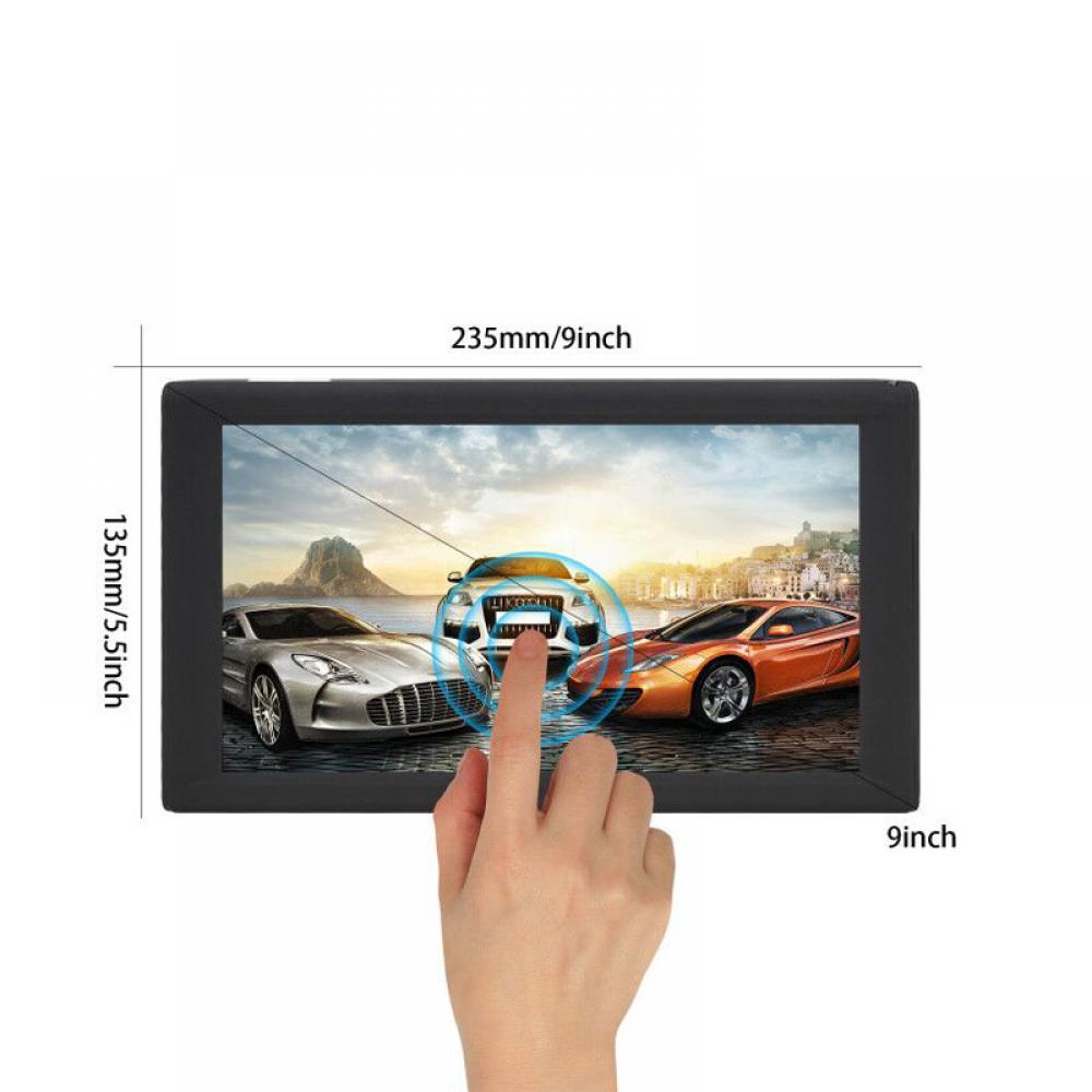 Navigator GPS 902, 9 inch cu touch screen, memorie 16GB, cache 256M, rezolutie 800 x 480 pixeli, capacitate baterie 2500 mah, harti IGO/Navitel, harta Europei + actualizari pe viata a hartilor - imagine 2