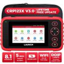 Tester Auto Profesional, Launch CRP123X V3.0, OBD2, EOBD Display 5 inch, Android 8.1, 2GB RAM + 32GB Stocare, baterie 6100 mAh, actualizare gratuita pe viata