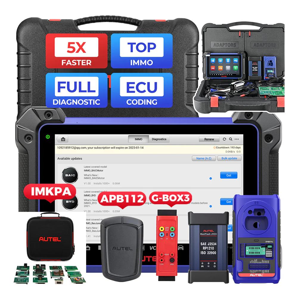 Autel MaxiIM IM608 II PRO Kit Complet - Tester Diagnoza Auto Profesional, Programare Chei, XP400PRO, G-BOX2, APB112, IMKPA, J2534, 40 Functii Speciale, Display 10.1 inch, 2 Ani Update Gratuit - imagine 2