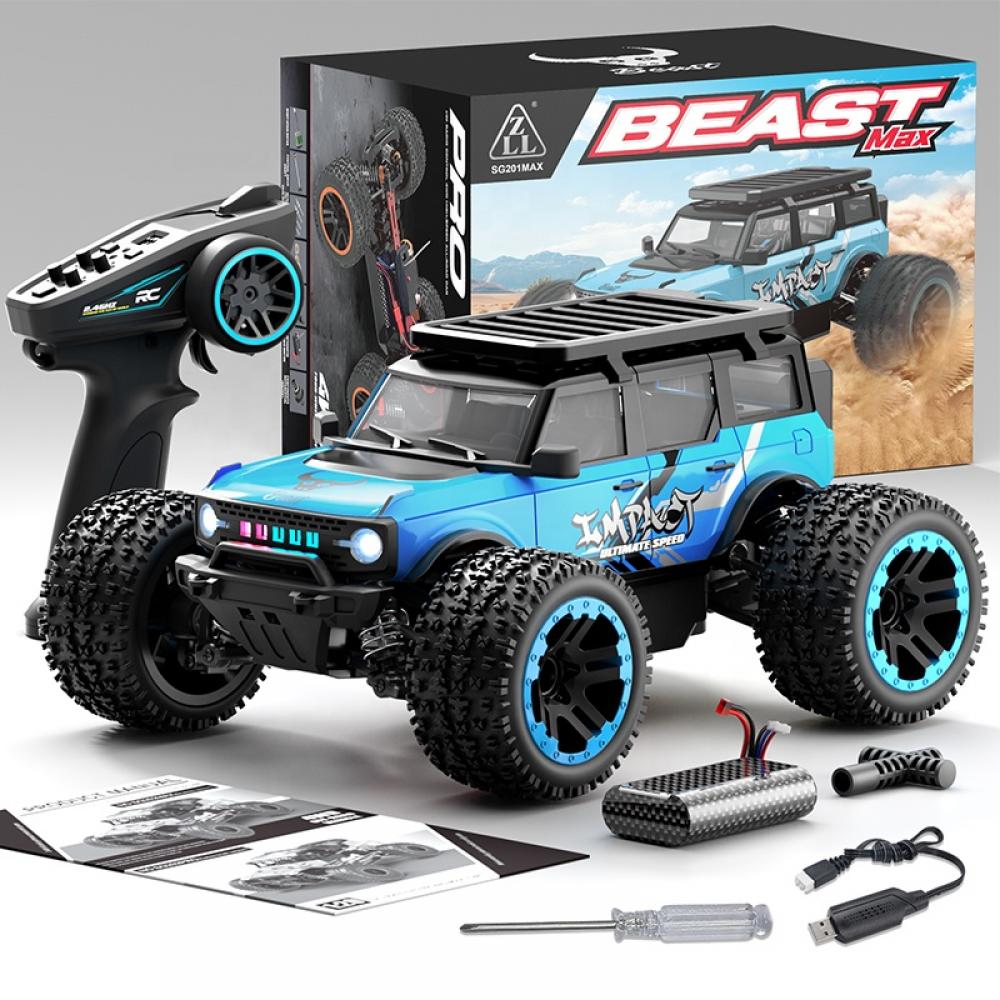 Masina cu telecomanda ZLL SG201 MAX, 1:20, motor fara perii, 2.4G, viteza maxima 55km/h, acumulator 7.4V 850 mAh, autonomie 35min - imagine 3