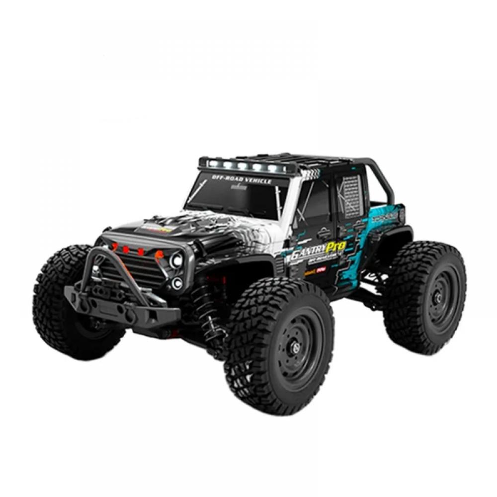 Masina cu Telecomanda, SCY 16103 PRO, 4x4, Motor Brushless, Viteza 70 km/h, Lumini LED, 2.4GHz, Off-Road, 1:16, Baterie 7.4V 1500mAh, Autonomie 18 min, Culoare albastru - imagine 5