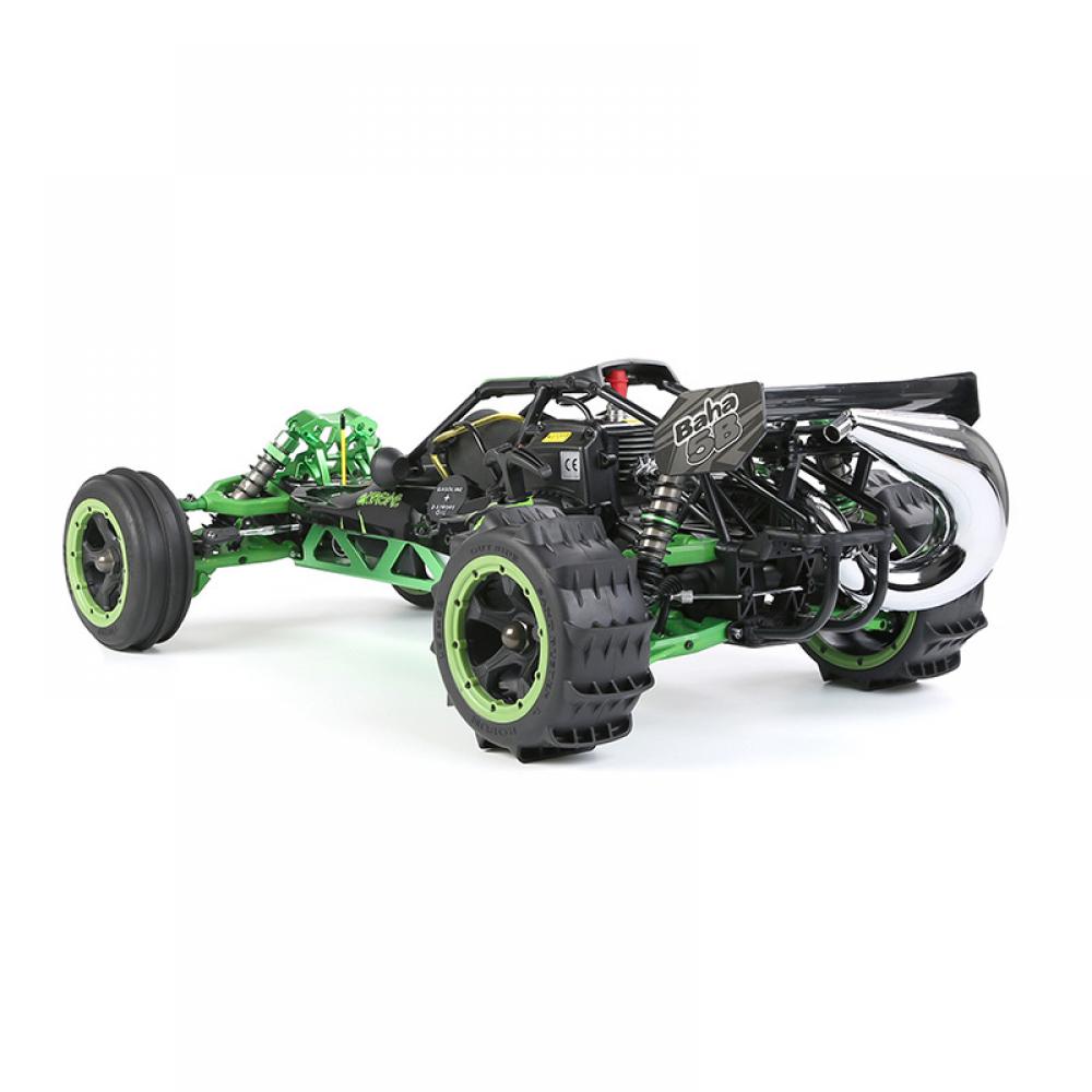 Masina cu telecomanda ROFUN BAHA 360AS pe benzina 36CC cu doi cilindri, scara 1:5, 2.4G 2WD rc car de mare viteza 90 km/h, model profesional off-road - imagine 4