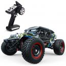 Masina cu Telecomanda off road, SCY 16106PRO, 4x4, Motor Brushless, Viteza 70 km/h, Lumini LED, 2.4GHz, Off-Road, 1:16, Baterie 7.4V 1500mAh, Autonomie 18 min, Culoare albastru