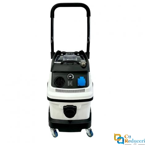 Aspirator industrial puternic si compact Blirowin JN501, cu un rezervor de 30 L, conceput pentru aspirare umeda si uscata clasa M, puterea motorului 1600 W, cu filtru HEPA F9