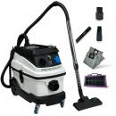 Aspirator industrial puternic si compact Blirowin JN501, cu un rezervor de 30 L, conceput pentru aspirare umeda si uscata clasa M, puterea motorului 1600 W, cu filtru HEPA F9