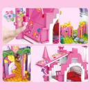 Set constructie tip Lego Woma® C0252 - 1892 piese, Gradina Amaranthine din taramul basmelor, set creativ pentru copii