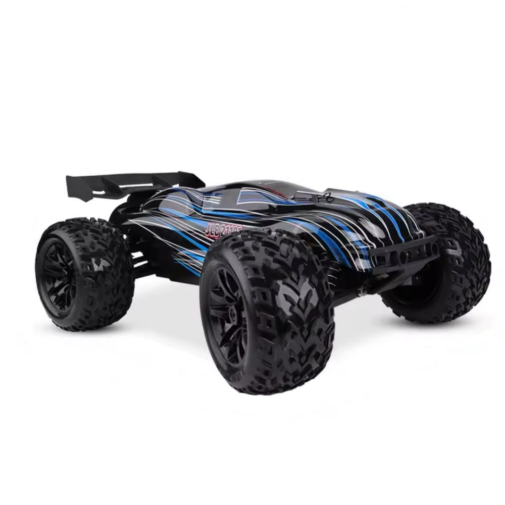 Masina cu telecomanda JLB RACING Cheetah 21101 4WD, de mare viteza 80km/h, scara 1:10, 2.4G, acumulator 3S 11.1V 4000 mAh 30C, autonomie 20 min, motor fara perii - imagine 5
