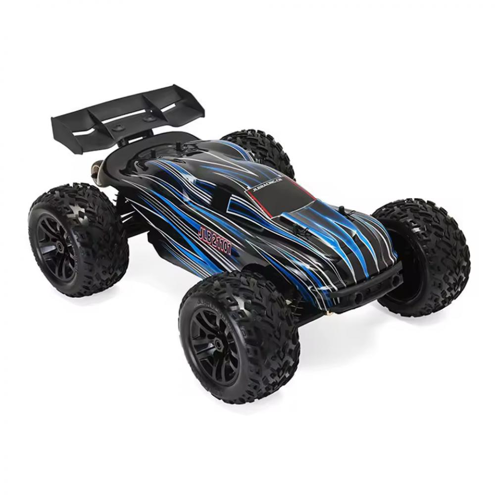 Masina cu telecomanda JLB RACING Cheetah 21101 4WD, de mare viteza 80km/h, scara 1:10, 2.4G, acumulator 3S 11.1V 4000 mAh 30C, autonomie 20 min, motor fara perii - imagine 4