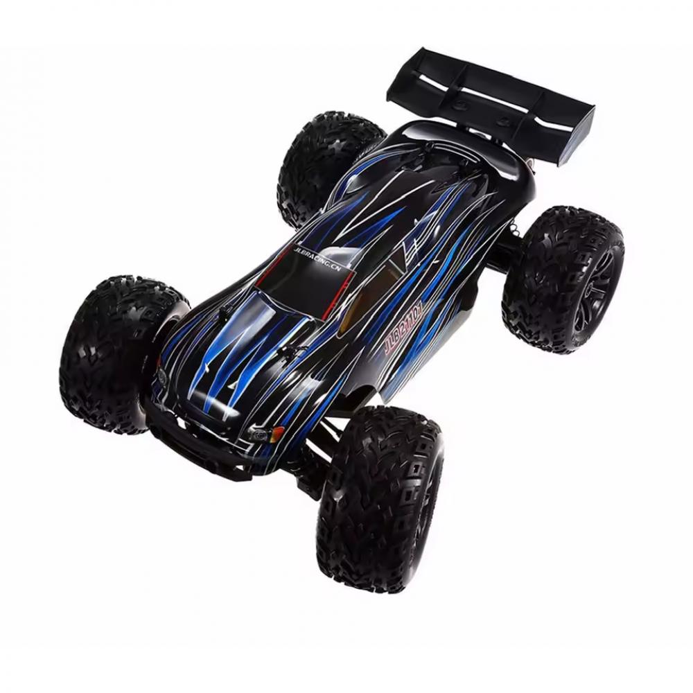 Masina cu telecomanda JLB RACING Cheetah 21101 4WD, de mare viteza 80km/h, scara 1:10, 2.4G, acumulator 3S 11.1V 4000 mAh 30C, autonomie 20 min, motor fara perii - imagine 3