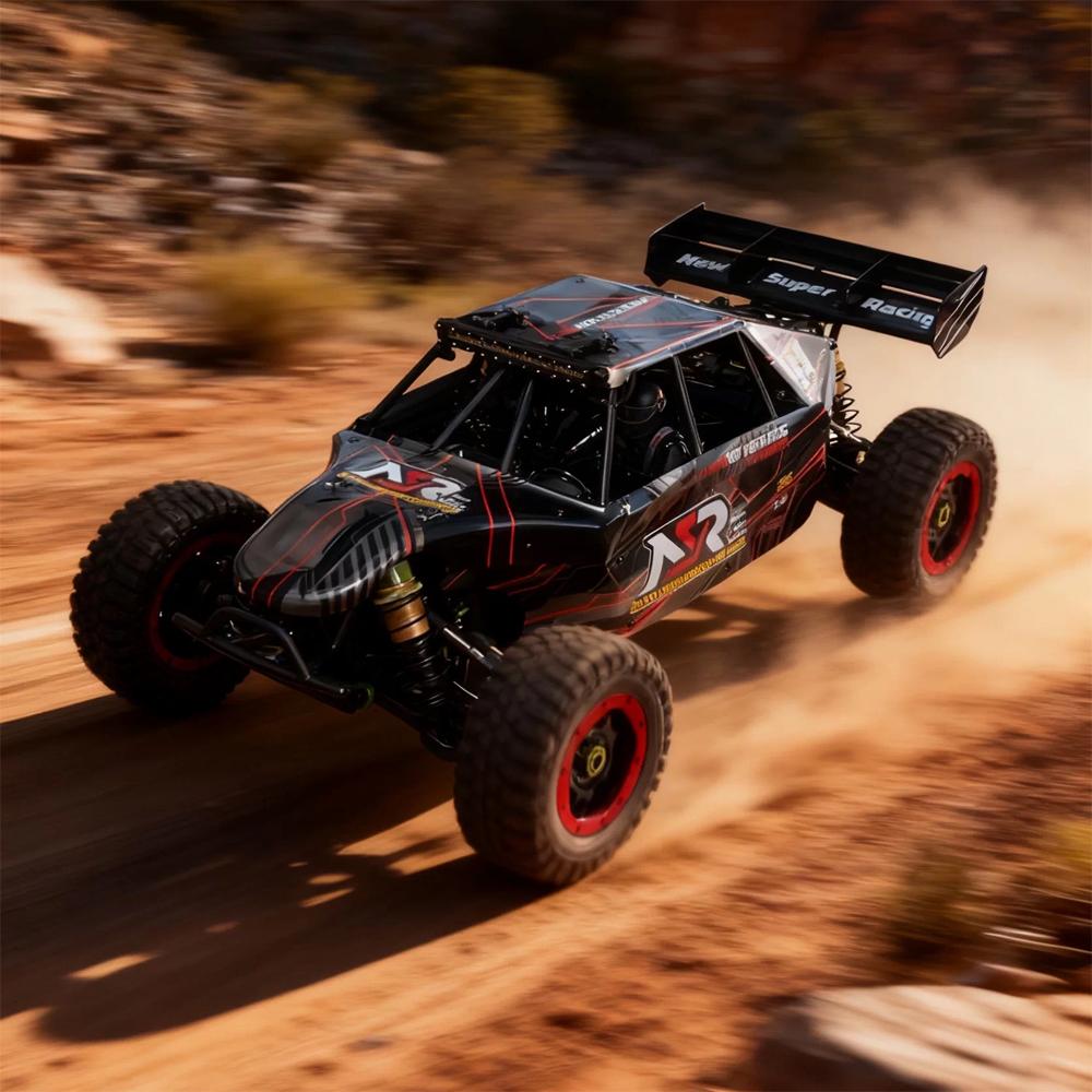 Masina cu telecomanda profesionala, NSR 5XL-E 1:5 rosie - Off Road 4x4, Motor Puternic, de mare viteza 80 km/h, telecomanda profesionala, autonomie 25min - imagine 2