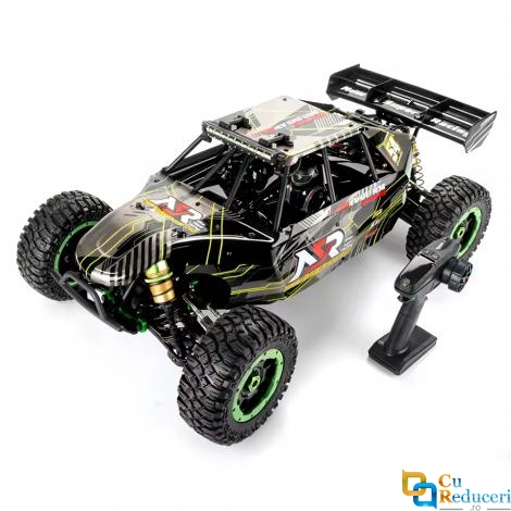 Masina cu Telecomanda Profesionala NSR 5XL-E 1:5 Rosie - 4x4 Off Road, Motor Puternic, 80 km/h, Baterie LiPo 7000mAh 4S + Incarcator SKYRC, Complet Echipata Gata de Joaca