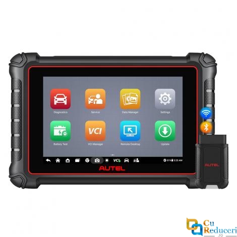 Tester Auto Profesional Autel MaxiPRO MP900-BT KIT, Display LCD 8 inch, Android 11.0, Diagnoza Auto Bluetooth Bidirectional, ECU Coding, 40+ Functii Avansate Service, baterie 7700 mAh, suport limba Romana, 1 an update gratuit
