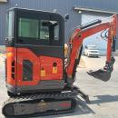 Miniexcavator Huayee HY25 2.5T Kubota 1105 Diesel, Excavator Compact Profesional, Cabina Inchisa, Brat Oscilant, Senile Cauciuc, Cupla rapida