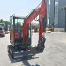 Miniexcavator Huayee HY25 2.5T Kubota 1105 Diesel, Excavator Compact Profesional, Cabina Inchisa, Brat Oscilant, Senile Cauciuc, Cupla rapida