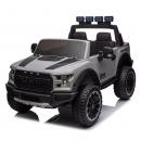 Masinuta electrica pentru copii, dotari premium, 4x4 , 2 locuri, 4 motoare 390, roti EVA, scaune piele ecologica, telecomanda parinti 2.4G, bluetooth, LED, suspensii, 12V 7Ah, 134 x 83 x 86 cm, culoare gri 